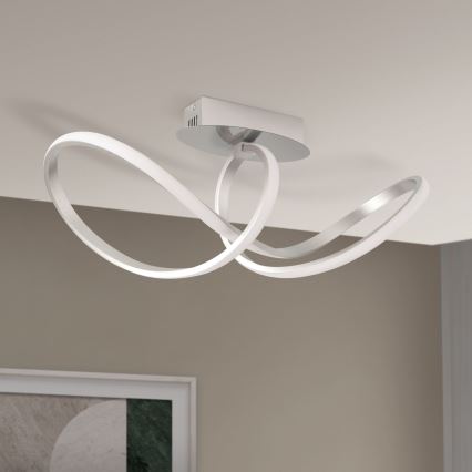 Lámpara de techo LED regulable CIRCUS LED/30W/230V cromo mate