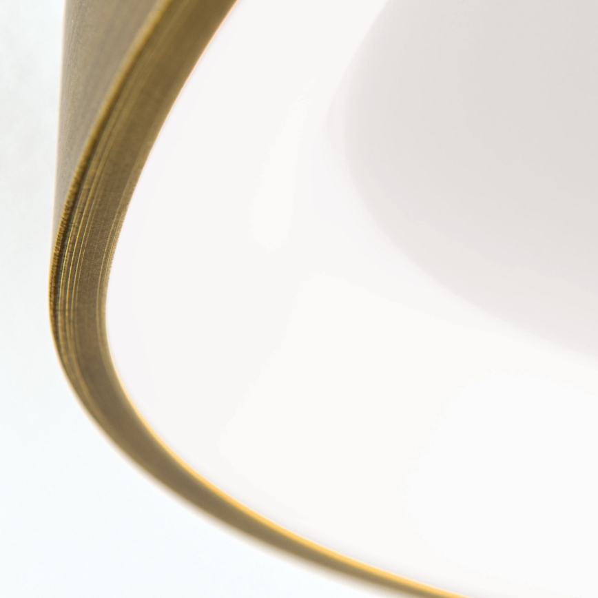 Plafón LED CHARLIE LED/35W/230V diá. 45 cm dorado