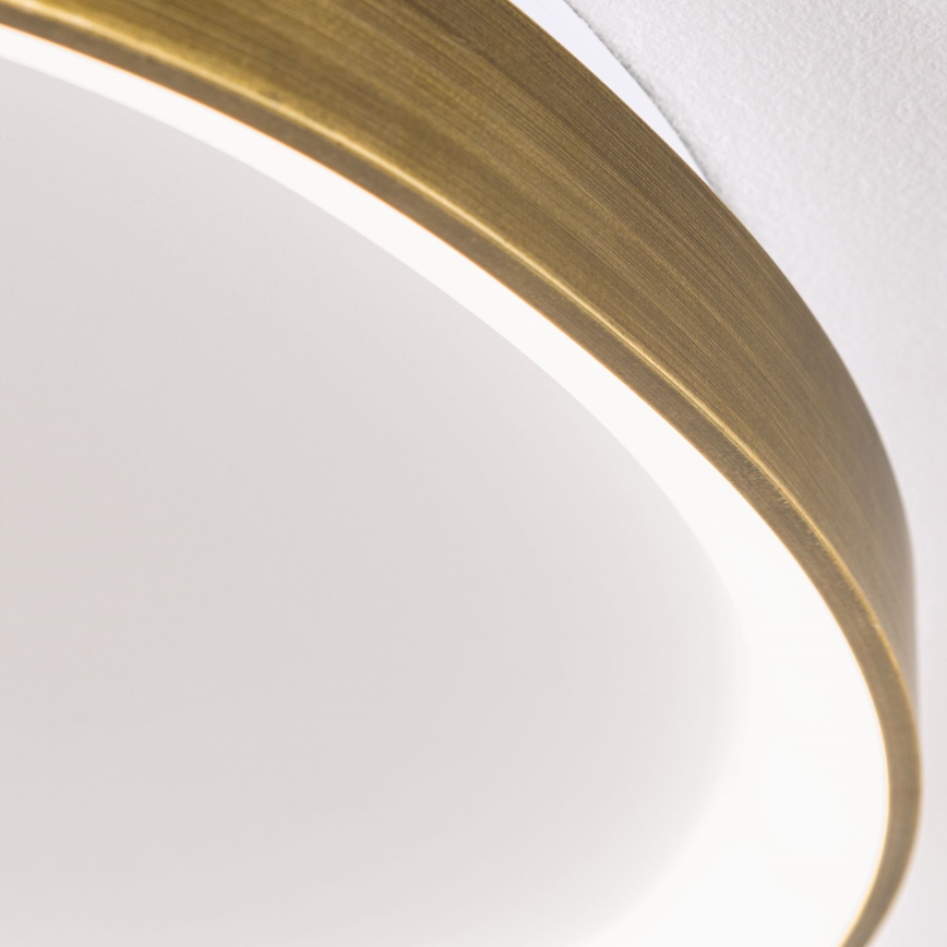 Plafón LED CHARLIE LED/48W/230V diá. 65 cm dorado