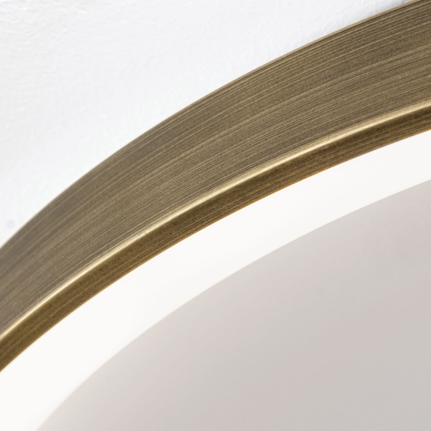 Plafón LED CHARLIE LED/72W/230V diá. 80 cm dorado