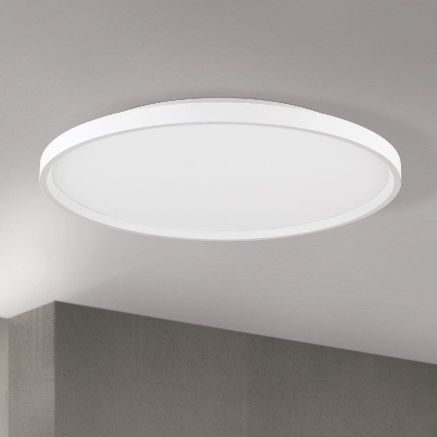 Plafón LED regulable MASCA LED/47W/230V 2700/3350/4000K diá. 60 cm blanco