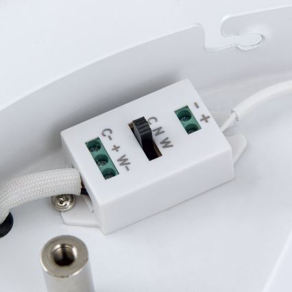 Plafón LED regulable MASCA LED/47W/230V 2700/3350/4000K diá. 60 cm blanco
