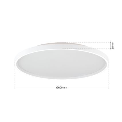 Plafón LED regulable MASCA LED/47W/230V 2700/3350/4000K diá. 60 cm blanco