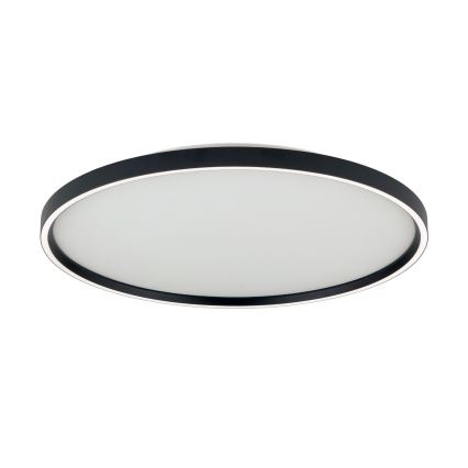 Plafón LED regulable MASCA LED/47W/230V 2700/3350/4000K diá. 60 cm negro