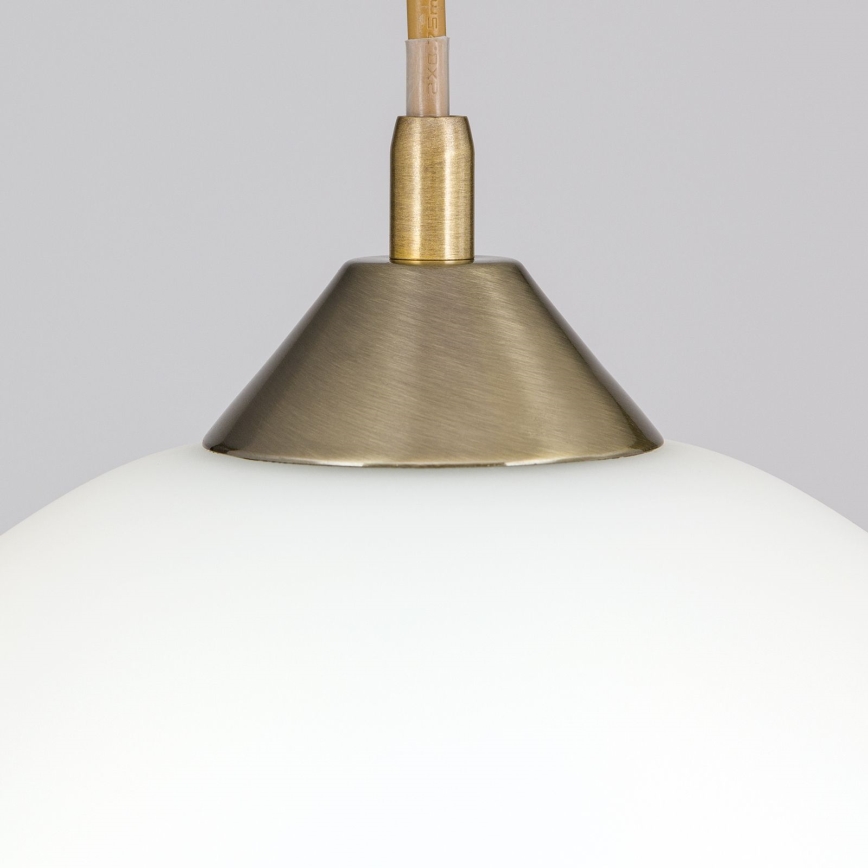 Lámpara colgante GRADO 1xE27/60W/230V diá. 40 cm latón