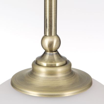 Lámpara colgante OLD LAMP 1xE27/40W/230V blanco/latón