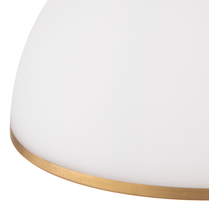 Lámpara colgante con cadena OLD LAMP 1xE27/40W/230V diá. 30 cm blanco/latón