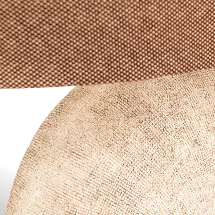 Lámpara de mesa ETHNO 1xE27/60W/230V cerámica marrón/beige