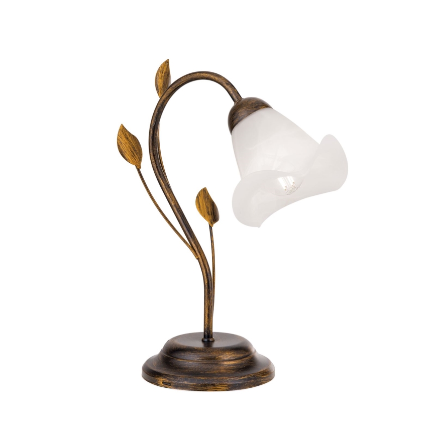 Lámpara de mesa SISI 1xE14/40W/230V bronce/pátina