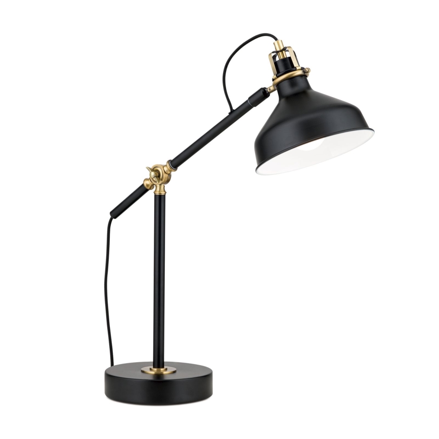 Lámpara de mesa SCHILLER 1xE27/40W/230V negro/bronce