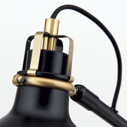 Lámpara de mesa SCHILLER 1xE27/40W/230V negro/bronce