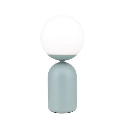 Lámpara de mesa STANLEY 1xE14/25W/230V cerámica/menta