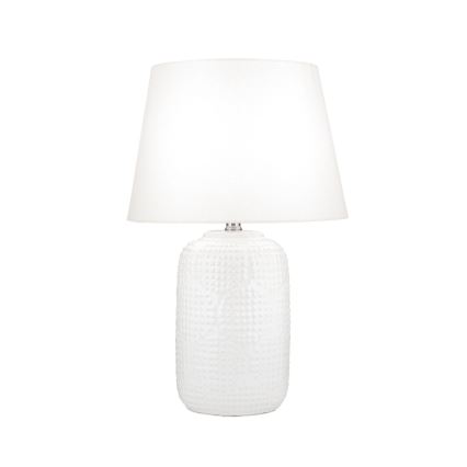 Lámpara de mesa CORAL 1xE27/40W/230V cerámica/blanco