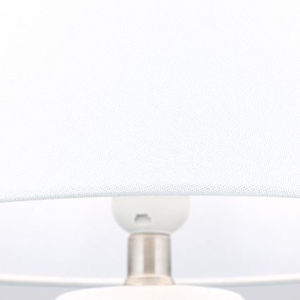 Lámpara de mesa CORAL 1xE27/40W/230V cerámica/blanco