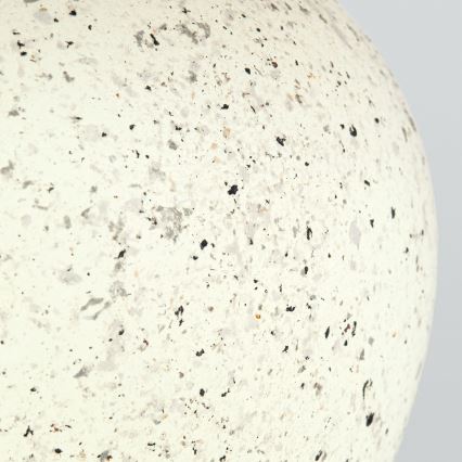Lámpara de mesa MASAI 1xE27/40W/230V cerámica marrón/beige