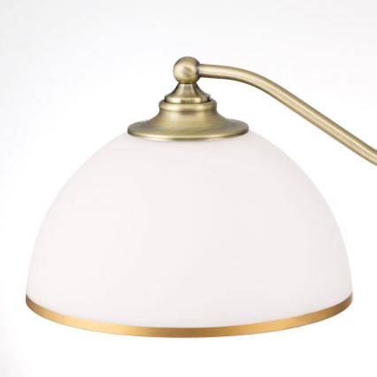 Lámpara colgante con cadena OLD LAMP 3xE27/40W/230V diá. 65 cm blanco/latón