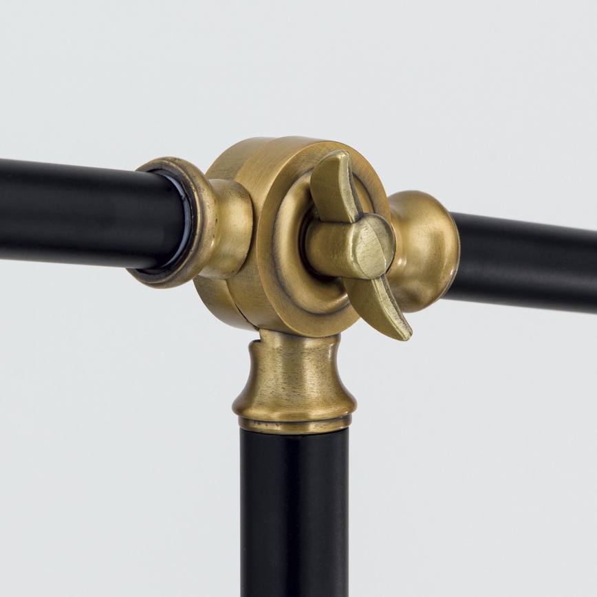Lámpara de pie SCHILLER 1xE27/40W/230V negro/bronce