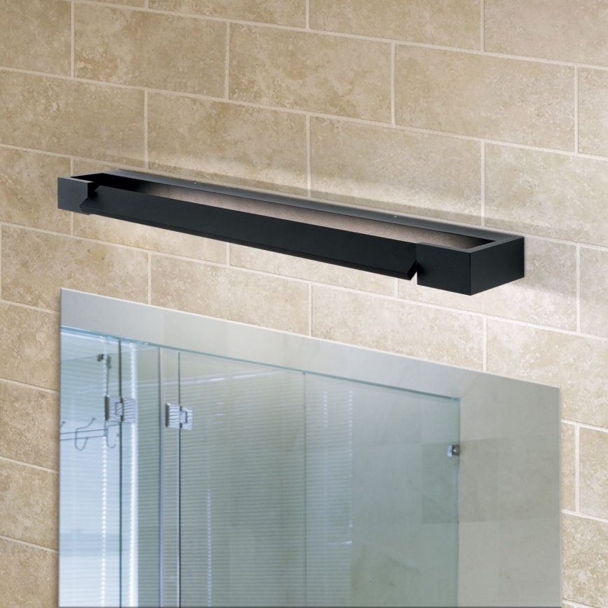 Iluminación LED para espejos de baño MARILYN LED/18W/230V 60 cm IP44 negro