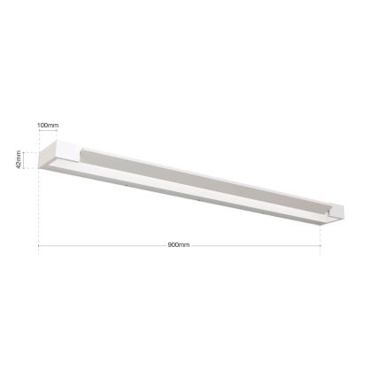 Iluminación LED para espejos de baño MARILYN LED/24W/230V 90 cm IP44 blanco