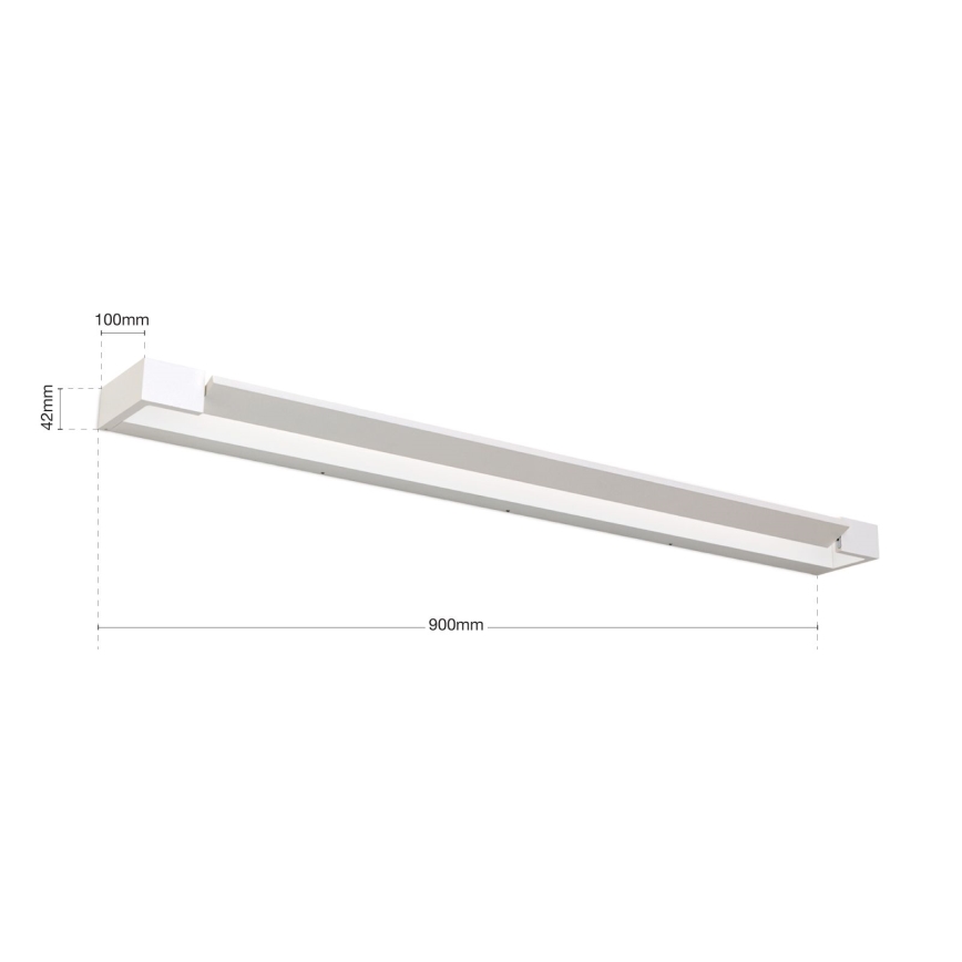 Iluminación LED para espejos de baño MARILYN LED/24W/230V 90 cm IP44 blanco