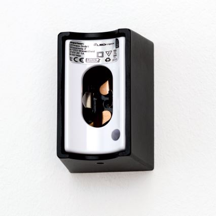 Aplique LED VISAGIST 1xS14d/8W/230V negro