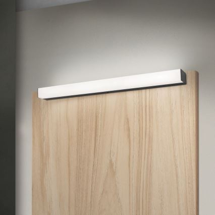 Iluminación LED para espejos de baño HORIZON LED/12W/230V 3000/4000K 60 cm IP44 negro