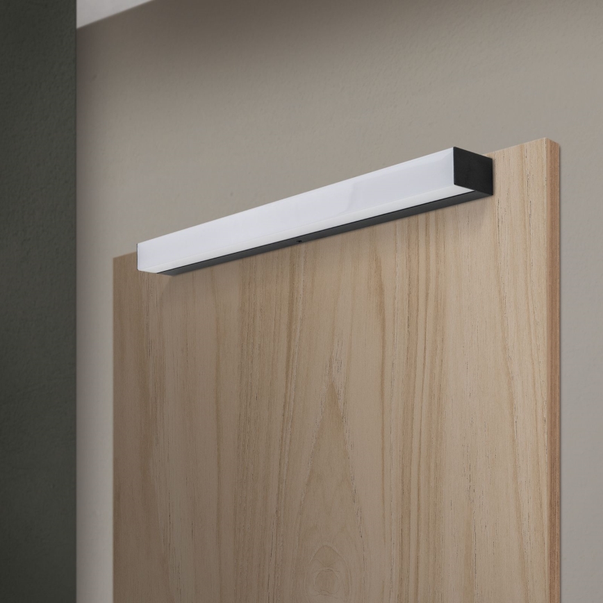 Iluminación LED para espejos de baño HORIZON LED/12W/230V 3000/4000K 60 cm IP44 negro