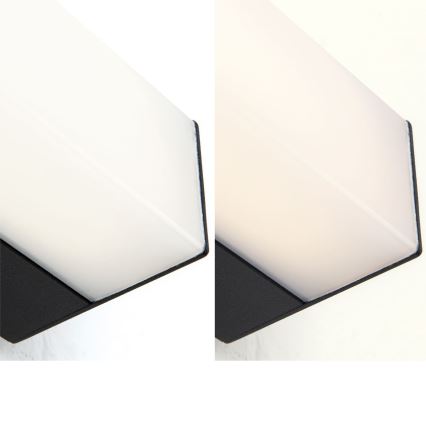 Iluminación LED para espejos de baño HORIZON LED/12W/230V 3000/4000K 60 cm IP44 negro