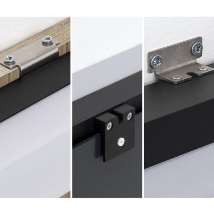 Iluminación LED para espejos de baño HORIZON LED/12W/230V 3000/4000K 60 cm IP44 negro