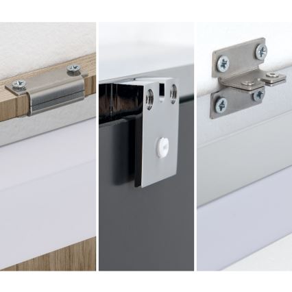 Iluminación LED para espejos de baño HORIZON LED/12W/230V 3000/4000K 60 cm IP44 plata