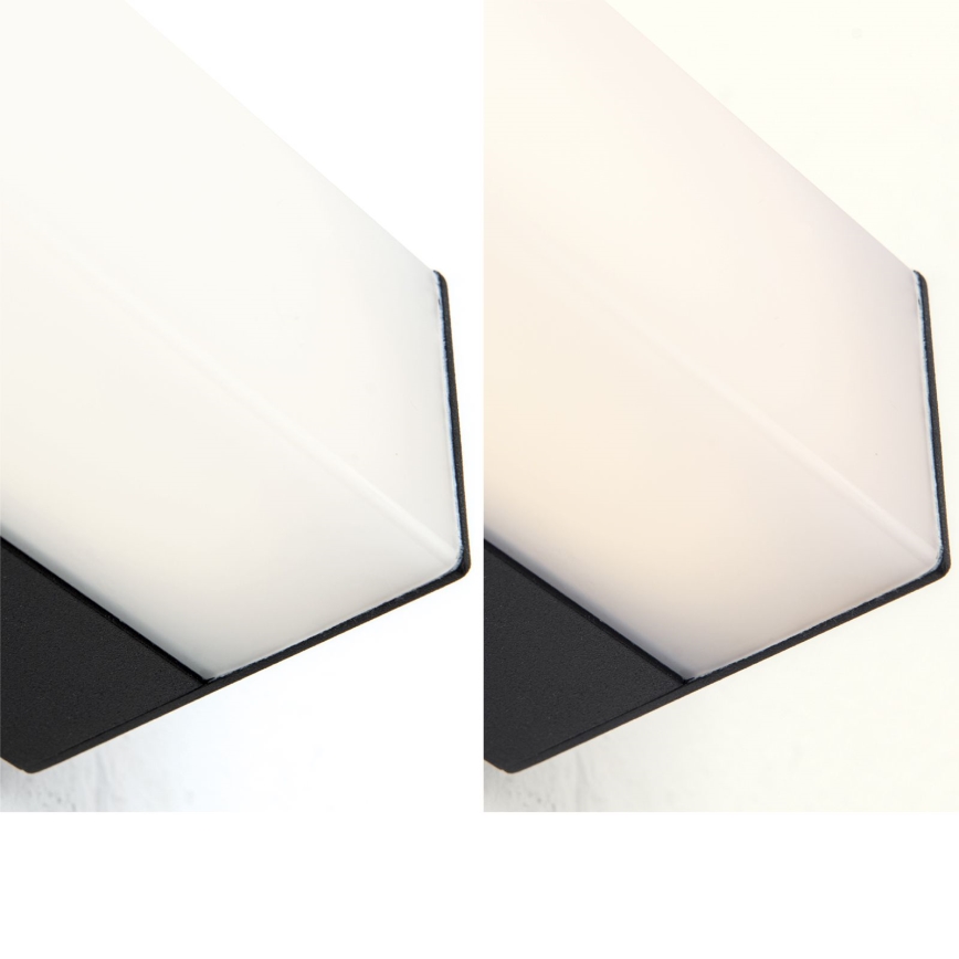 Iluminación LED para espejos de baño HORIZON LED/18W/230V 3000/4000K 90 cm IP44 negro