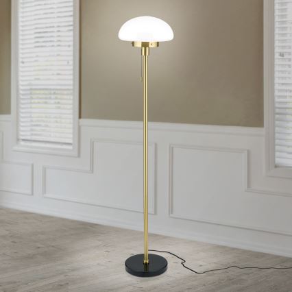 Lámpara de pie SPARTA 1xE27/40W/230V dorado/negro
