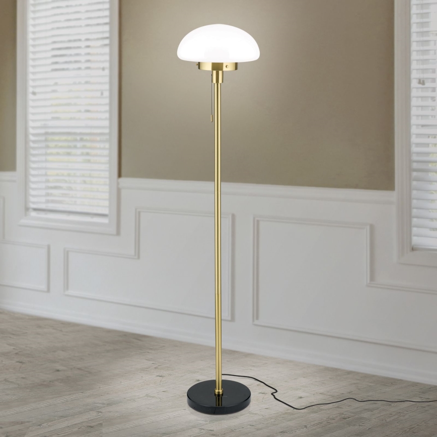 Lámpara de pie SPARTA 1xE27/40W/230V dorado/negro