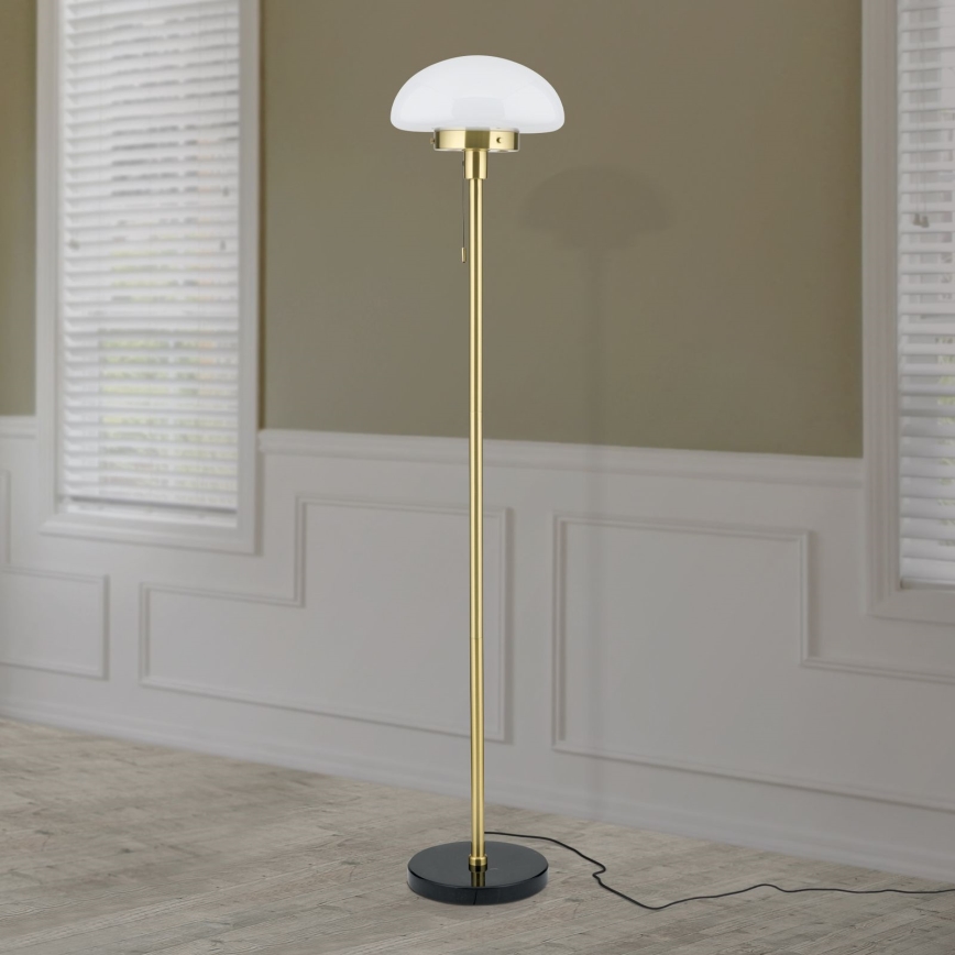 Lámpara de pie SPARTA 1xE27/40W/230V dorado/negro