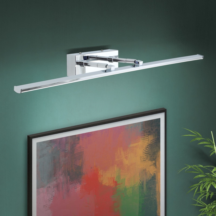 Lámpara LED de cuadro PUBLIO LED/15W/230V 75 cm cromo brillante