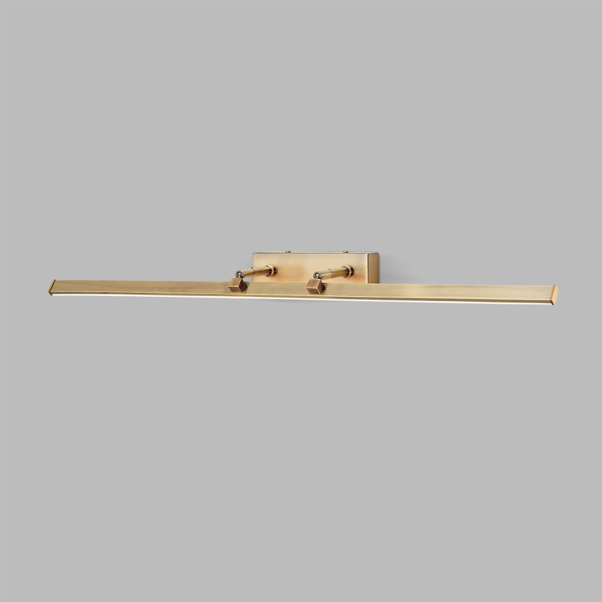 Lámpara LED de cuadro PUBLIO LED/15W/230V 75 cm dorado/pátina
