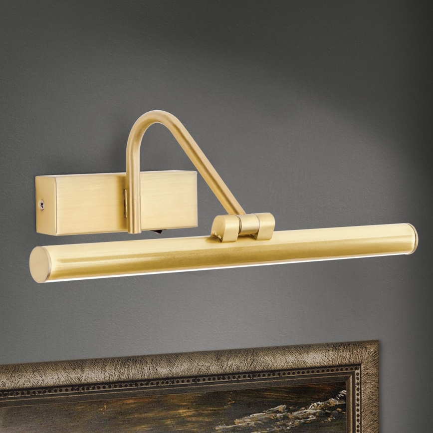 Lámpara LED de cuadro PORTRAIT LED/6W/230V 30 cm dorado