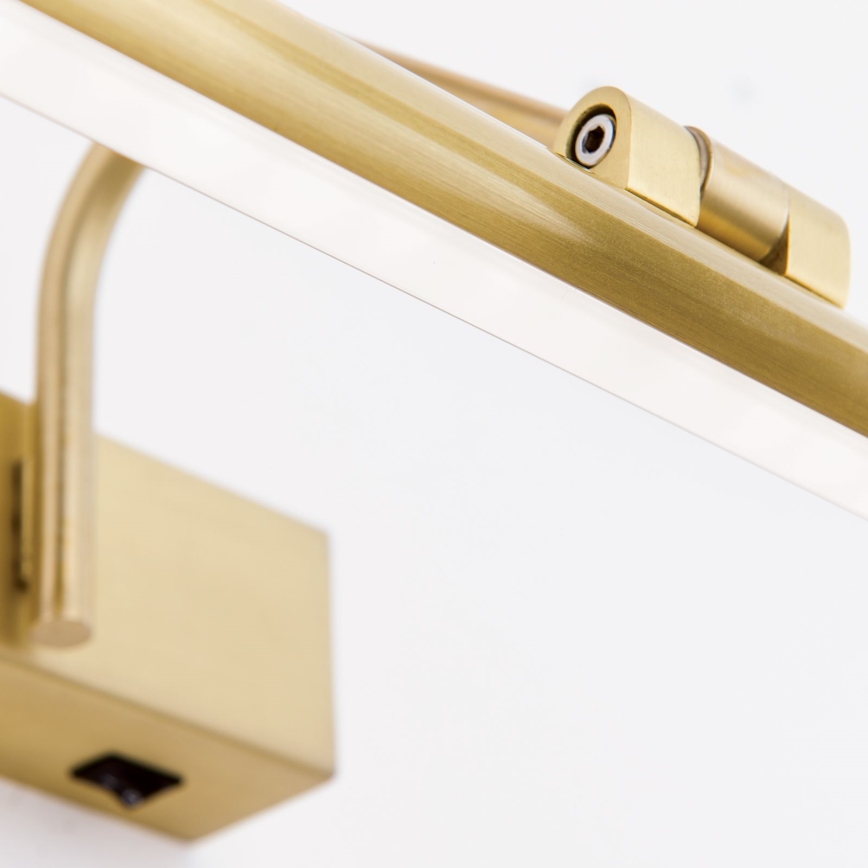 Lámpara LED de cuadro PORTRAIT LED/12W/230V 60 cm dorado