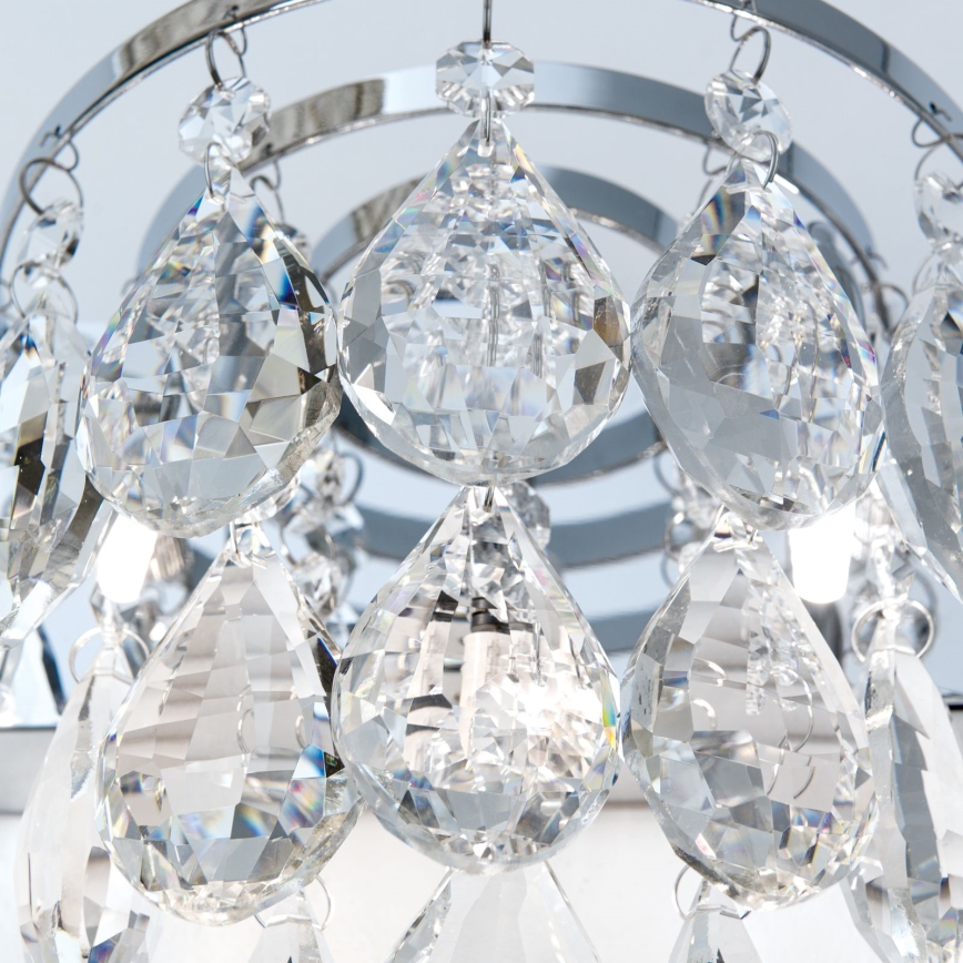 Aplique de cristal CELESTE 2xG9/40W/230V cromo brillante