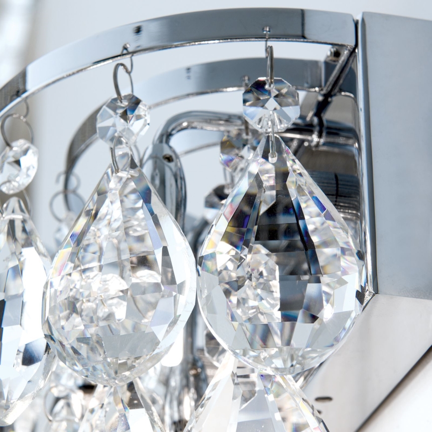 Aplique de cristal CELESTE 2xG9/40W/230V cromo brillante