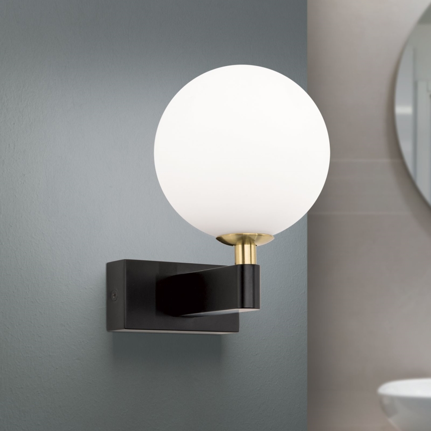 Aplique de baño MARA 1xG9/20W/230V IP44 negro