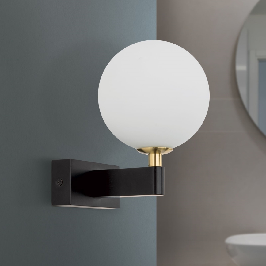 Aplique de baño MARA 1xG9/20W/230V IP44 negro