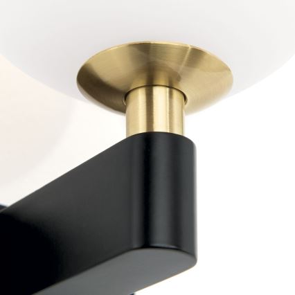 Aplique de baño MARA 1xG9/20W/230V IP44 negro