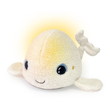 PABOBO - Peluche luminoso con melodía BELUGA 3xAAA ballena