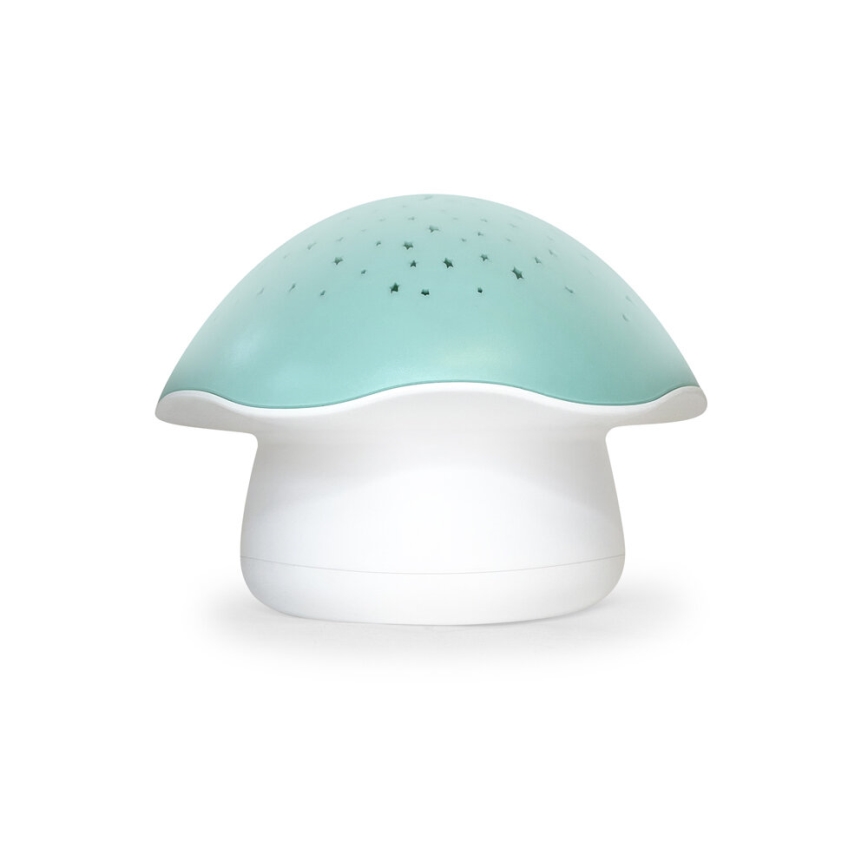PABOBO - Proyector con melodía STAR MUSHROOM 3xAA azul