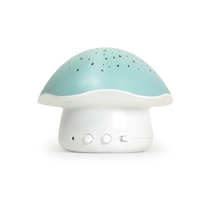 PABOBO - Proyector con melodía STAR MUSHROOM 3xAA azul