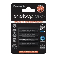 Panasonic Eneloop Pro BK-4HCDE/4BP - 4 pz baterías recargables AAA Eneloop Pro NiMH/1