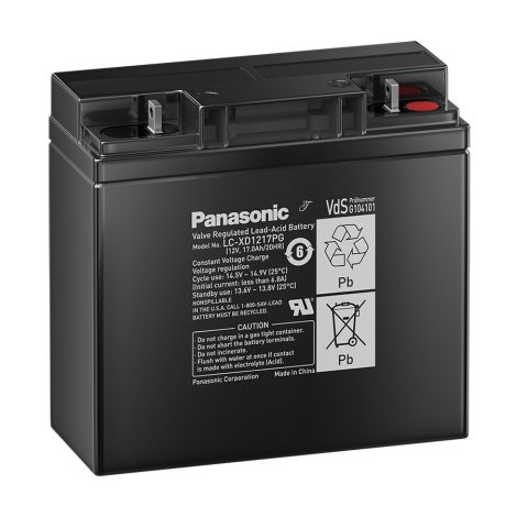 Panasonic LC-XD1217PG - Batería de plomo 12V/17Ah/ojo M5