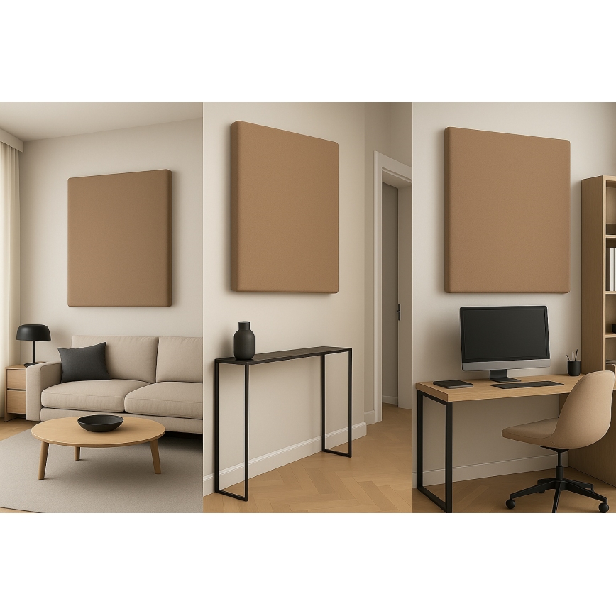 Panel acústico SILENCE 58x58 cm beige