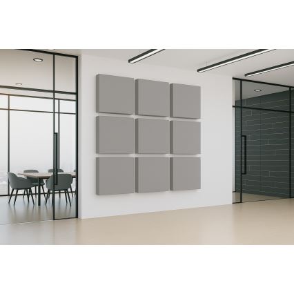 Panel acústico SILENCE 58x58 cm gris